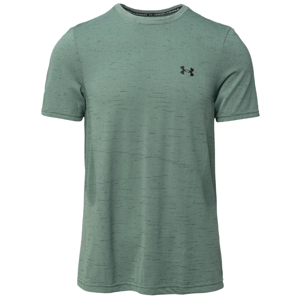 Under Armour Franela Manga Corta Para Caballeros Vanish Seamless SS Silica Green - Image 3