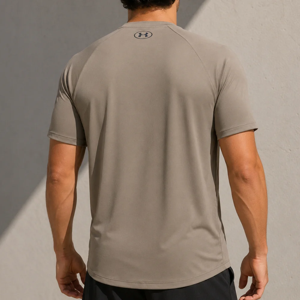 Under Armour Franela Manga Corta Tech™ 2.0 Tee  Para Caballero  Color TaupeDusk - Image 2
