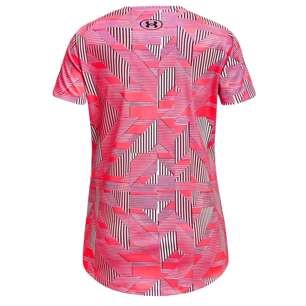 Under Armour Franela Manga Corta Tech™ Printed Para Niñas - Image 2