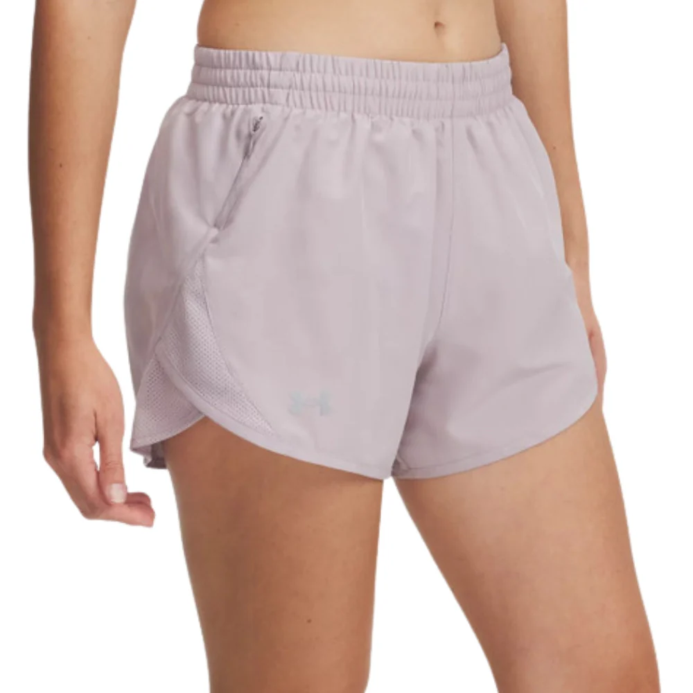 Under Armour Short Deportivo Fly By 3" Para Damas Color GrayDawn