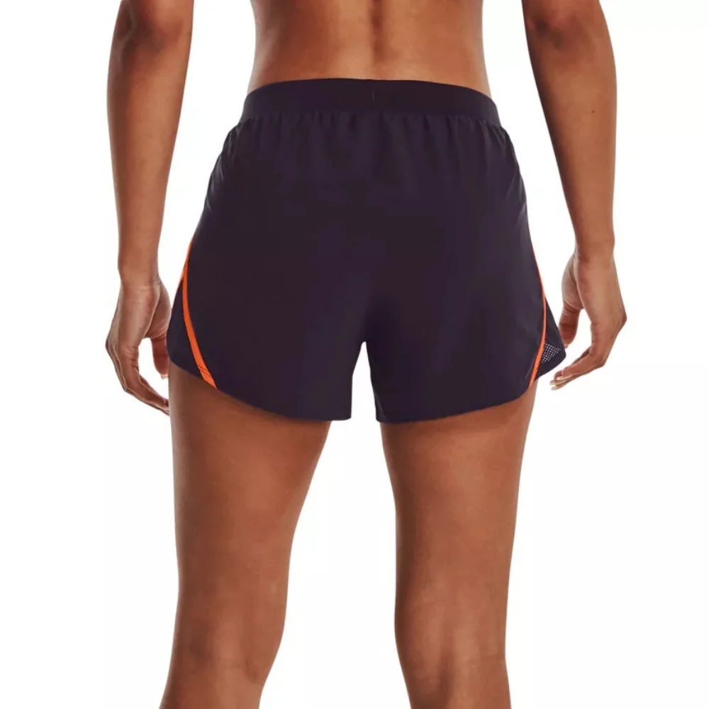 Under Armour Short Running Fly By 2.0 Para Damas Color Purple-Orange - Image 2