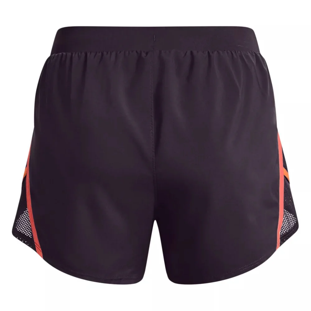 Under Armour Short Running Fly By 2.0 Para Damas Color Purple-Orange - Image 5