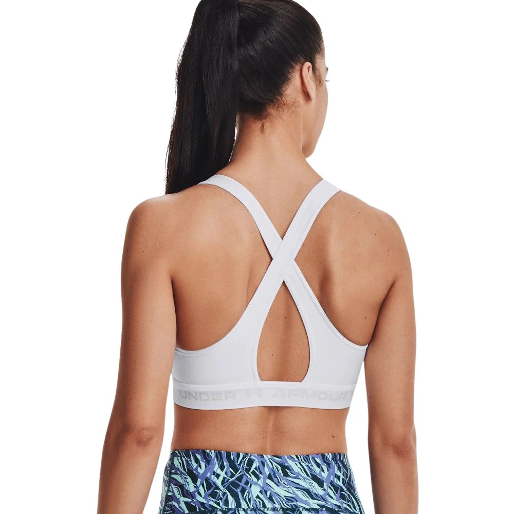 Under Armour Top Deportivo Para Dama Mid Crossback Sports Color Blanco - Image 2