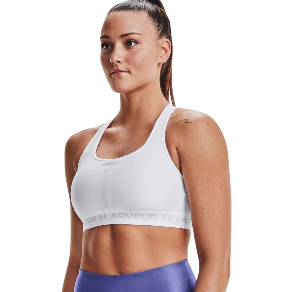 Under Armour Top Deportivo Para Dama Mid Crossback Sports Color Blanco - Image 3