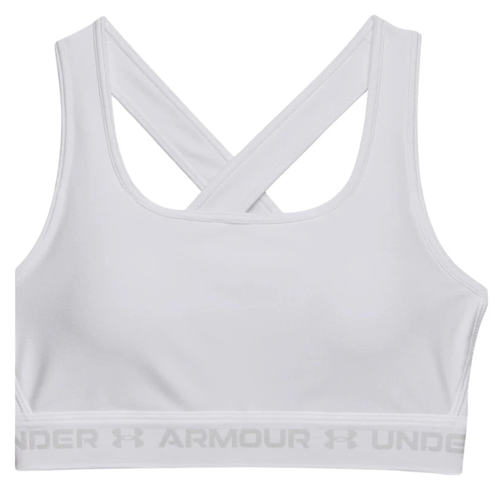 Under Armour Top Deportivo Para Dama Mid Crossback Sports Color Blanco - Image 4