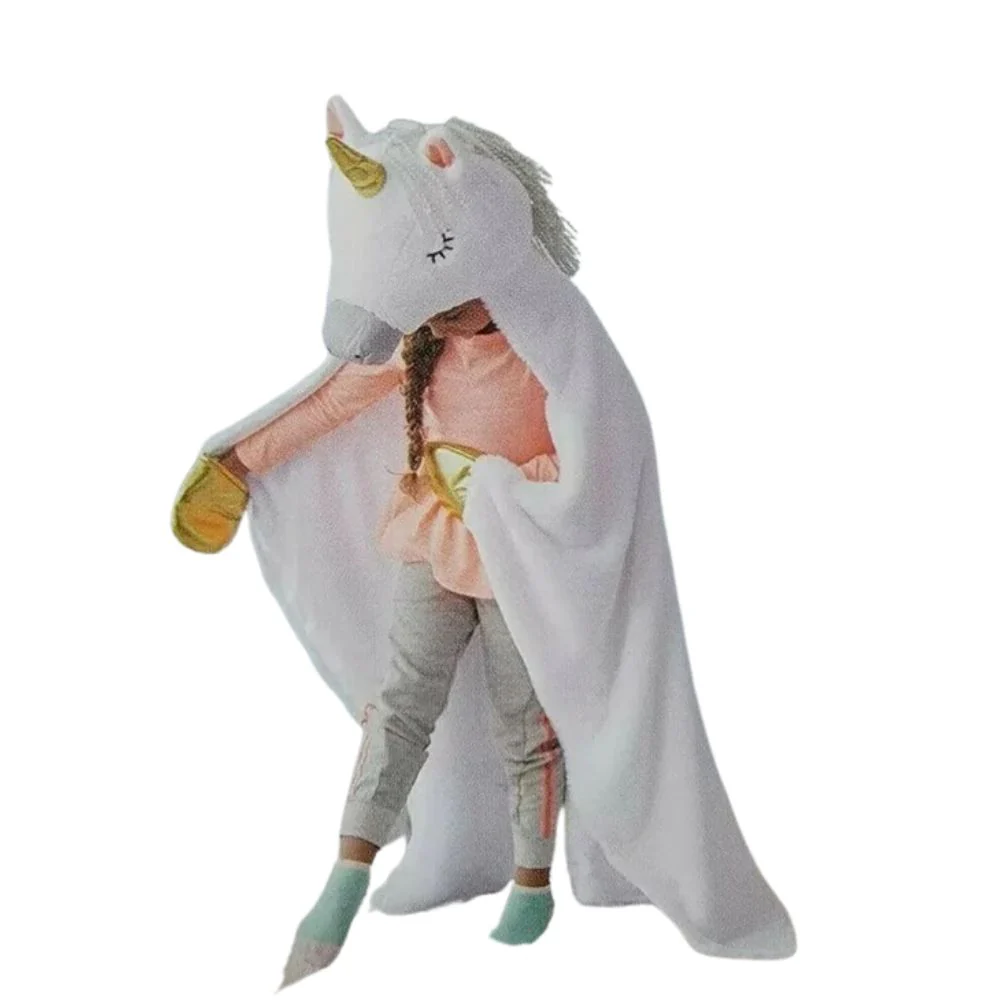 Unicorn Kids' Hooded Blanket - Pillowfort™ - Image 2