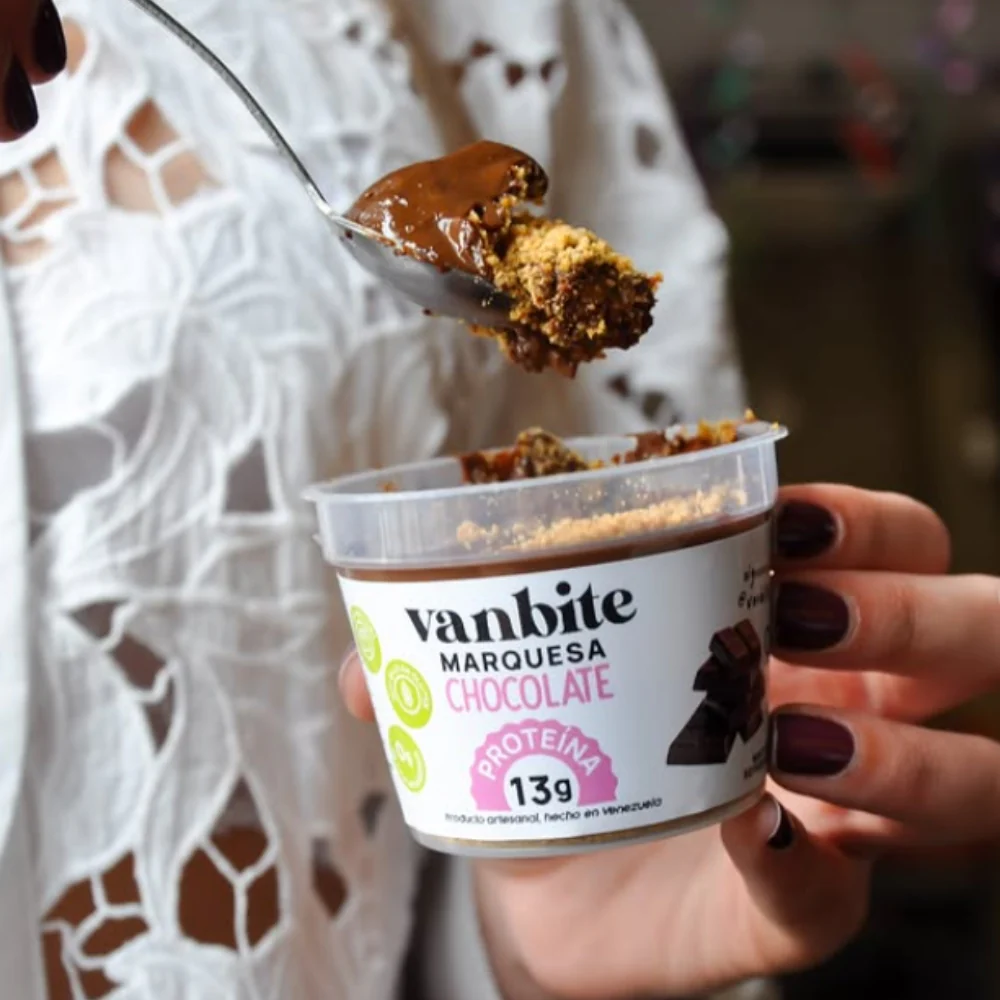Vanbite Marquesa de Chocolate 15gr Protein 141gr - Image 2