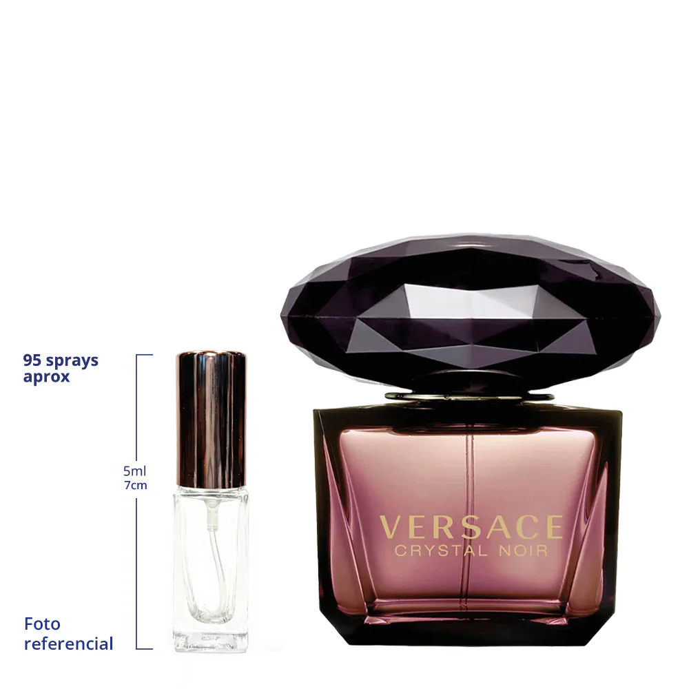 Versace Crystal Noir Decant Travel Size Eau de Parfum For Women
