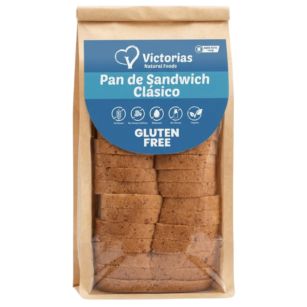 Victoria's Natural Food Pan De Sandwich Sin Huevo 720 gr