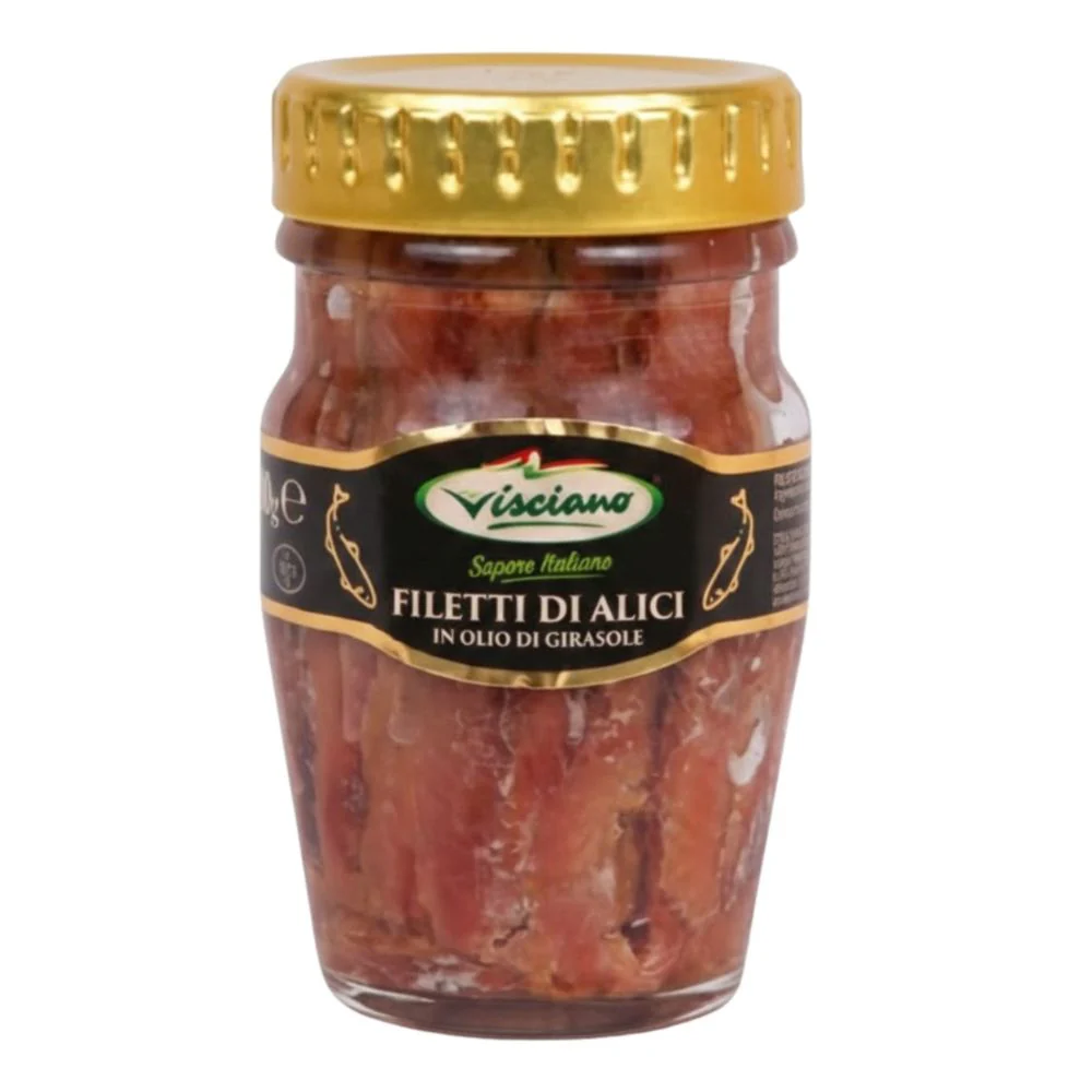 Visciano Filetes De Anchoas 80Gr