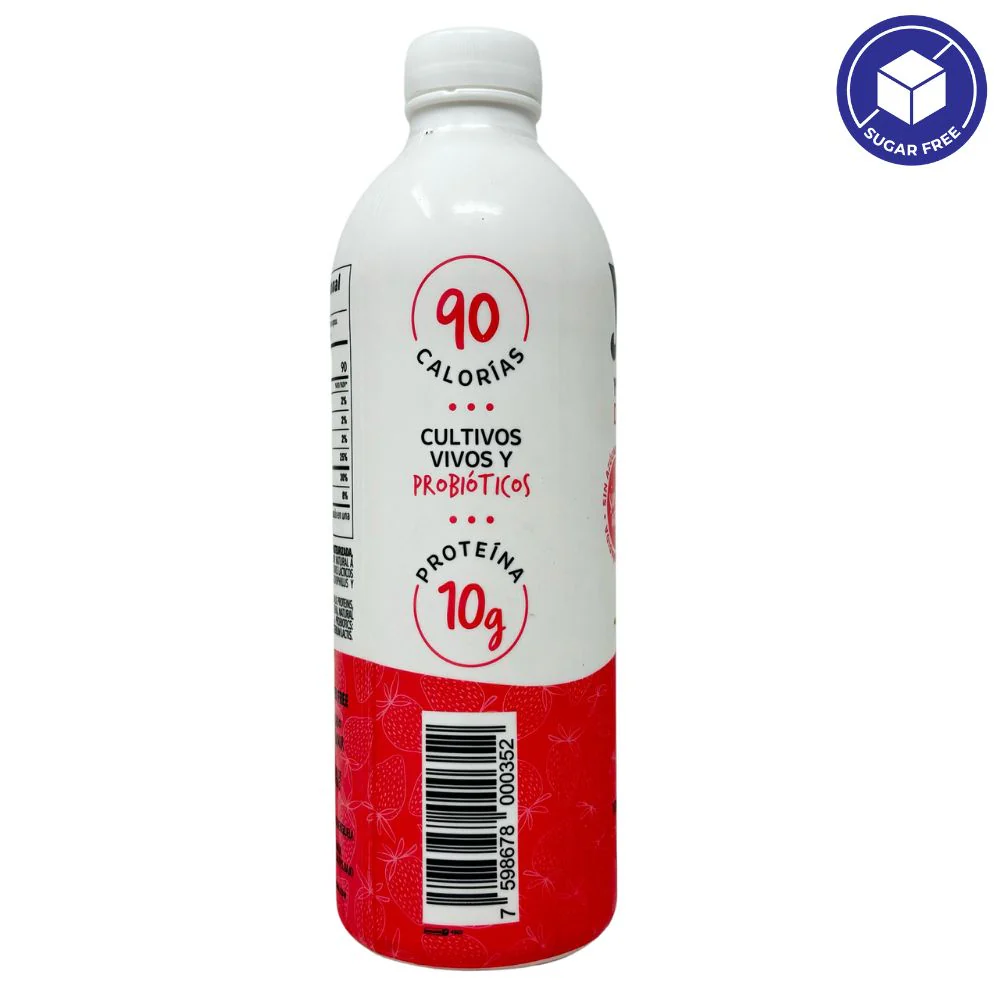 Yolo Yogurt Griego Liquido Descremado Fresa 750ml - Image 4