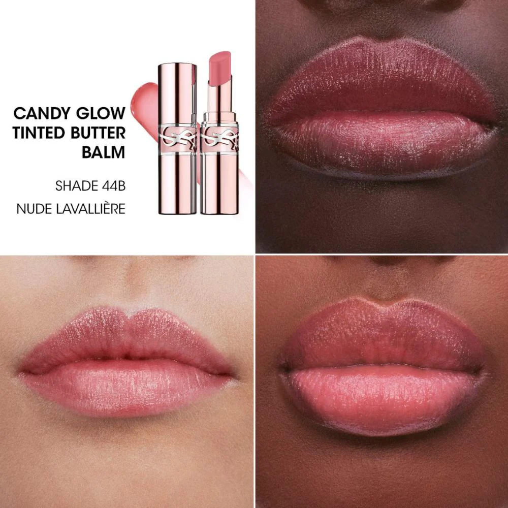 Yves Saint Laurent Labial Candy Glow Lipstick 44B Nude Levallere - Image 2